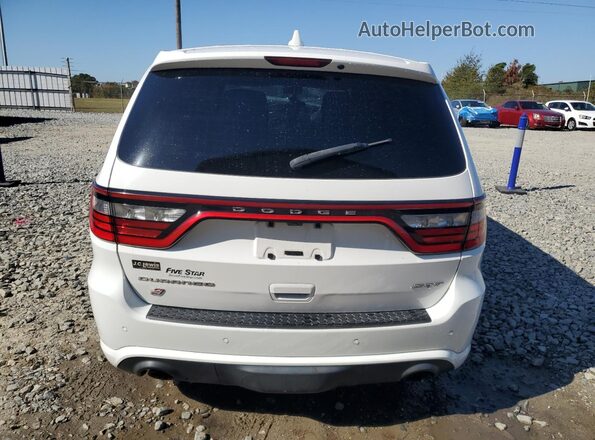1C4SDJGJ5JC213544 2018 DODGE DURANGO Белый Вид сзади