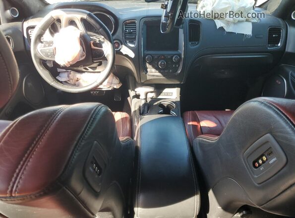 1C4SDJGJ5JC213544 2018 DODGE DURANGO Белый Вид панели приборов