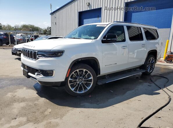 1C4SJSDP3RS104444 2024 JEEP WAGONEER White Vista tres cuartos delantera izquierda