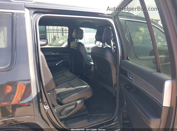1C4SJUDPXPS505840 2023 JEEP WAGONEER Black Vista de la etiqueta del VIN