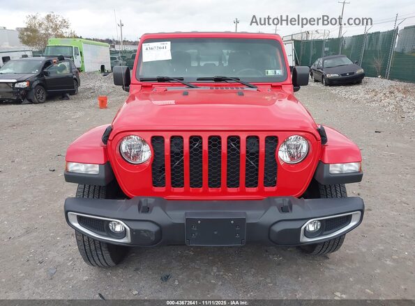 1C6HJTAG3ML533338 2021 JEEP GLADIATOR Красный Вид спереди