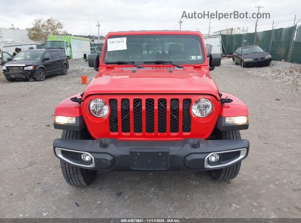 1C6HJTAG3ML533338 2021 JEEP GLADIATOR Красный Вид щитка приборов