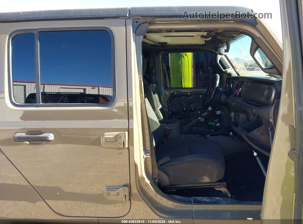 1C6HJTAG4LL201441 2020 JEEP GLADIATOR Brown Вид салону спереду