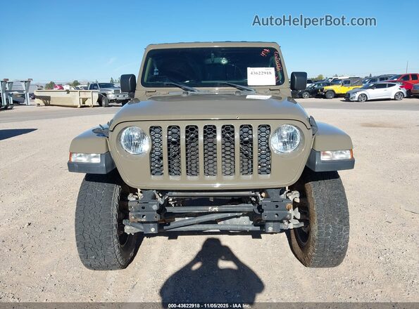 1C6HJTAG4LL201441 2020 JEEP GLADIATOR Brown Вид панелі приладів
