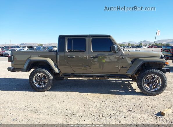 1C6HJTAG4LL201441 2020 JEEP GLADIATOR Brown Вид щитка приладів