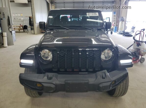 1C6HJTAG4ML592186 2021 JEEP GLADIATOR Черный Вид спереди