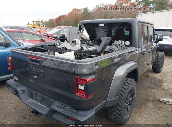 1C6HJTAG5RL101065 2024 JEEP GLADIATOR Серый Задняя правая четверть