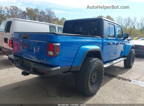 1C6HJTAG6ML508224 2021 JEEP GLADIATOR Blue Tył prawy