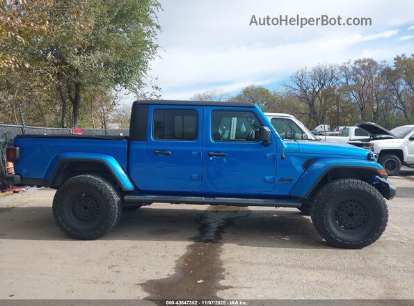1C6HJTAG6ML508224 2021 JEEP GLADIATOR Blue Widok wnętrza z tyłu
