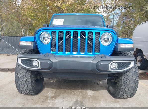 1C6HJTAG6ML508224 2021 JEEP GLADIATOR Blue Widok z przodu