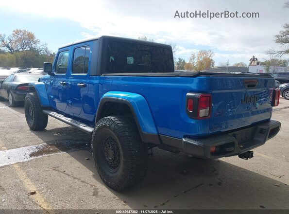 1C6HJTAG6ML508224 2021 JEEP GLADIATOR Blue Tył lewy