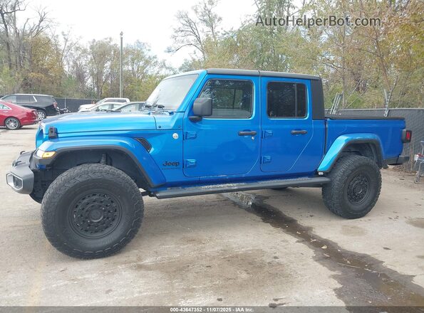 1C6HJTAG6ML508224 2021 JEEP GLADIATOR Blue Widok wnętrza 360 stopni