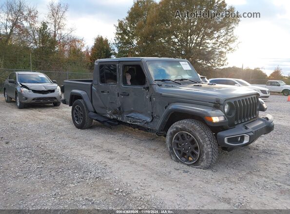 1C6HJTFG9ML574372 2021 JEEP GLADIATOR Серый Передняя правая четверть