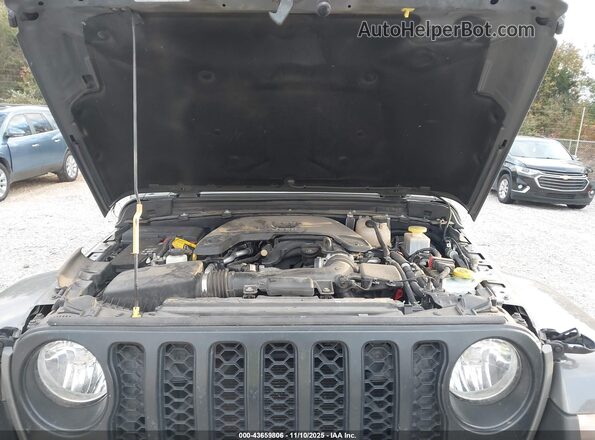 1C6HJTFG9ML574372 2021 JEEP GLADIATOR Серый Вид сзади