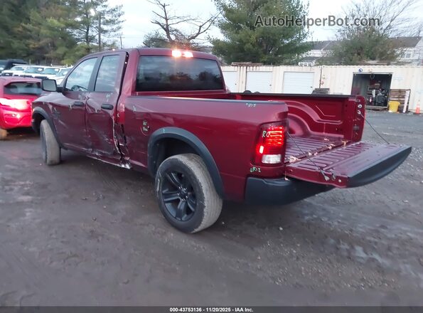 1C6RR7GG6MS587623 2021 RAM 1500 CLASSIC Красный Задняя левая четверть
