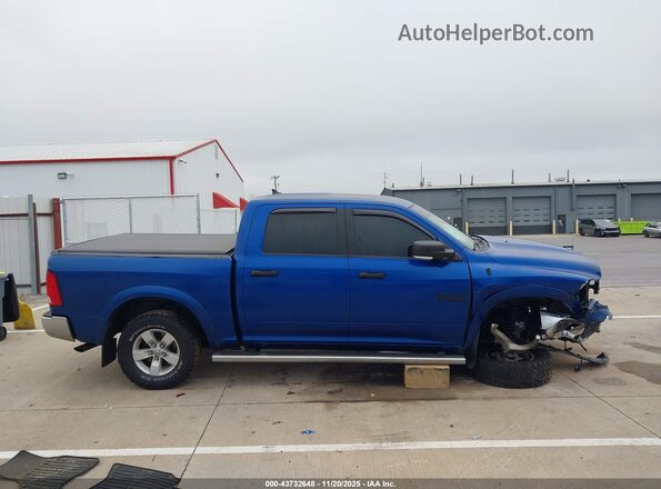 1C6RR7LG4GS223095 2016 RAM 1500 Синий Вид задней части салона