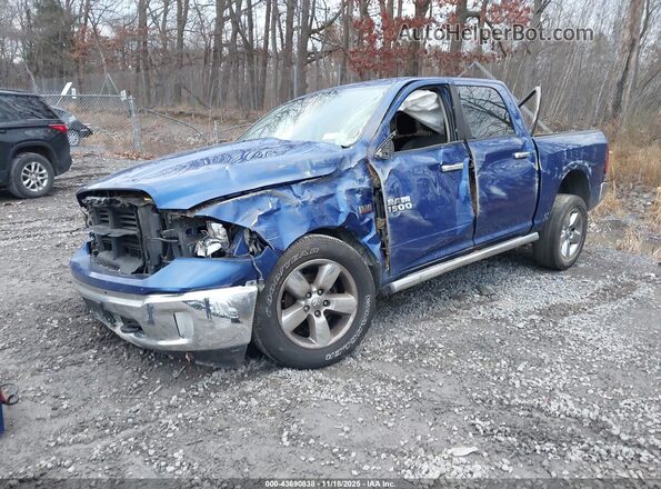 1C6RR7LT8GS416539 2016 RAM 1500 Синий Передняя левая четверть