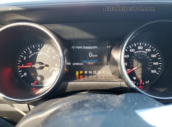 1FA6P8CF3P5307203 2023 FORD MUSTANG Черный Вид щитка приборов