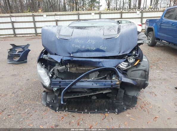 1FA6P8CF7J5178566 2018 FORD MUSTANG Синий Вид щитка приборов