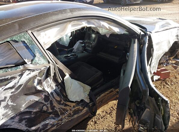 1FA6P8TH0K5130975 2019 FORD MUSTANG Серый Вид салона спереди