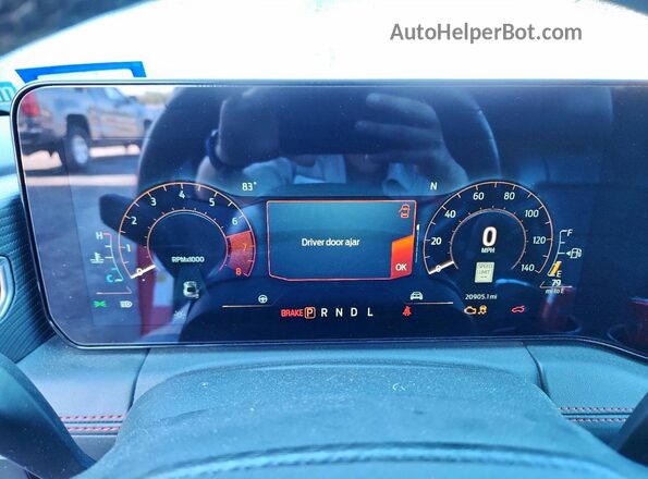 1FA6P8TH5R5103877 2024 FORD MUSTANG Красный Вид щитка приборов