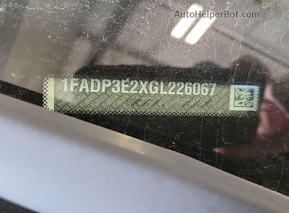 1FADP3E2XGL226067 2016 FORD FOCUS  Передняя левая четверть