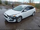 2016 Ford Focus Se White vin: 1FADP3F25GL276258