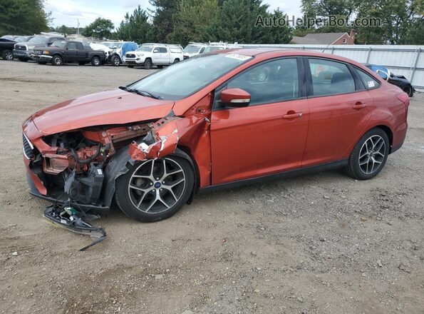 1FADP3H28JL280521 2018 FORD FOCUS Красный Передняя левая четверть
