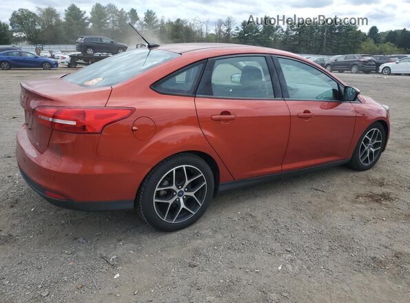 1FADP3H28JL280521 2018 FORD FOCUS Красный Задняя правая четверть