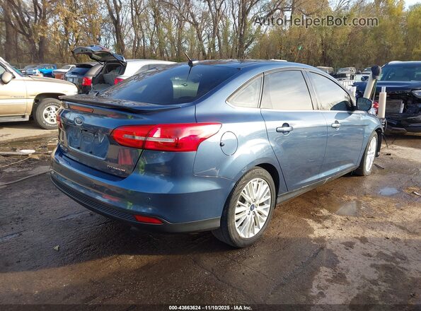 1FADP3J24JL246571 2018 FORD FOCUS Синий Задняя правая четверть