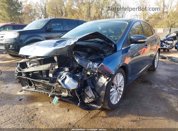 1FADP3J24JL246571 2018 FORD FOCUS Синий Передняя левая четверть