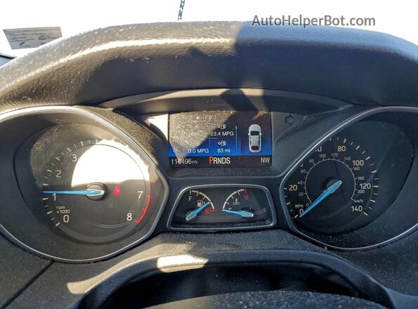 1FADP3K22GL377134 2016 FORD FOCUS Blue Instrument cluster view