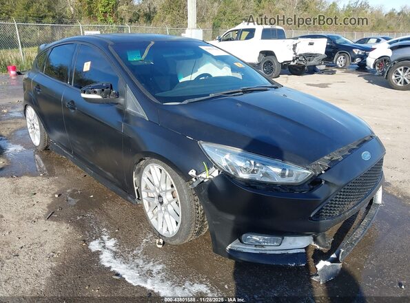 1FADP3L90JL229633 2018 FORD FOCUS ST Черный Передняя правая четверть