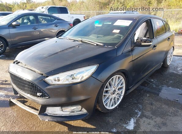 1FADP3L90JL229633 2018 FORD FOCUS ST Черный Передняя левая четверть