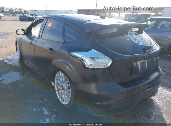 1FADP3L90JL229633 2018 FORD FOCUS ST Черный Задняя левая четверть