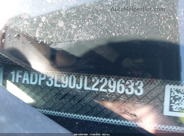 1FADP3L90JL229633 2018 FORD FOCUS ST Черный Вид подкапотного пространства