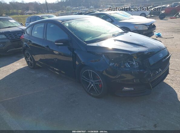 1FADP3L93HL257209 2017 FORD FOCUS ST Черный Передняя правая четверть