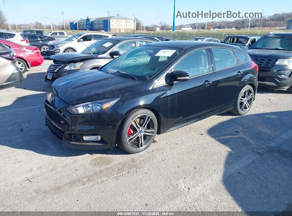 1FADP3L93HL257209 2017 FORD FOCUS ST Черный Передняя левая четверть