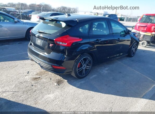 1FADP3L93HL257209 2017 FORD FOCUS ST Черный Задняя правая четверть