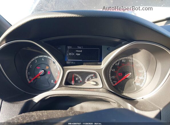 1FADP3L93HL257209 2017 FORD FOCUS ST Черный Вид задних сидений