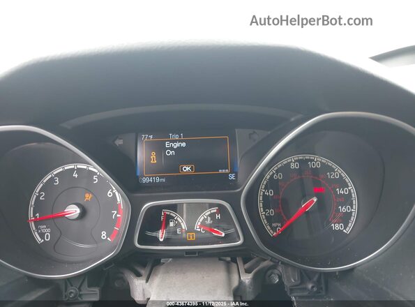 1FADP3L95GL297547 2016 FORD FOCUS ST Серый Вид задних сидений