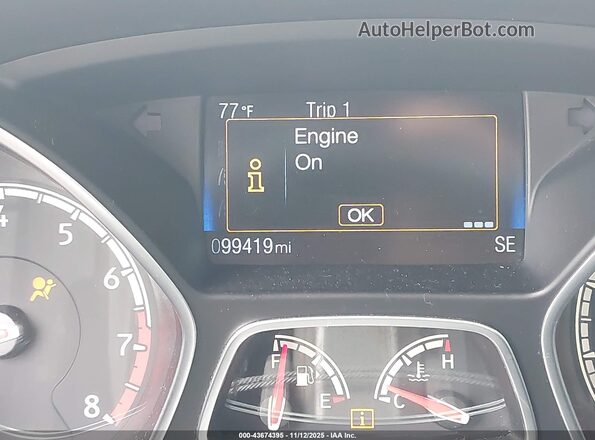 1FADP3L95GL297547 2016 FORD FOCUS ST Серый 