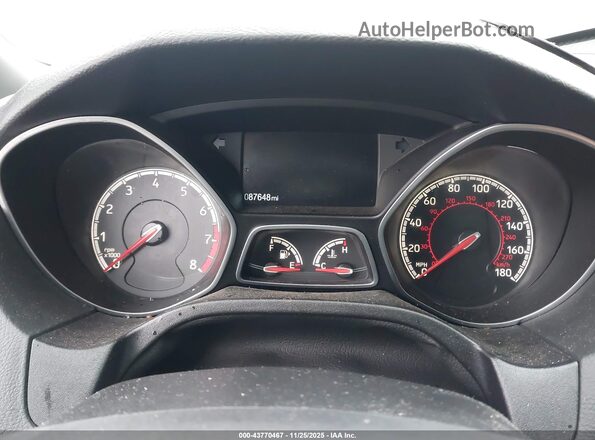 1FADP3L95JL289651 2018 FORD FOCUS ST Белый Вид задних сидений