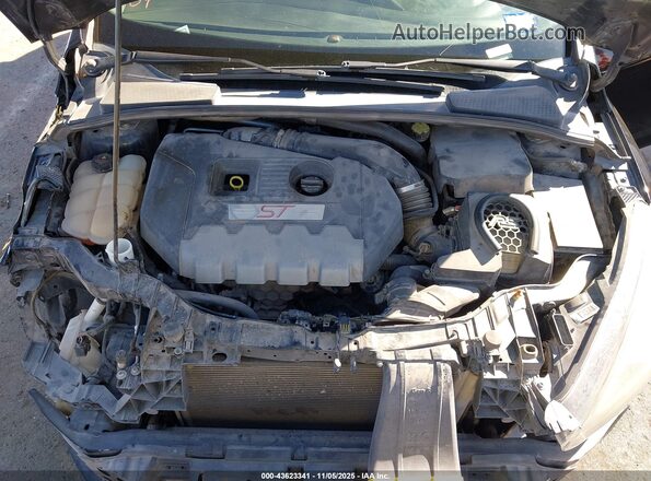 1FADP3L97GL374354 2016 FORD FOCUS ST Черный Вид сзади