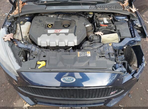 1FADP3L97GL406753 2016 FORD FOCUS ST Dark Blue Вид сзади