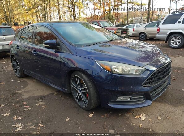 1FADP3L97GL406753 2016 FORD FOCUS ST Dark Blue Передняя правая четверть