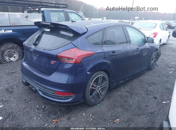 1FADP3L98HL240759 2017 FORD FOCUS ST Синий Задняя правая четверть