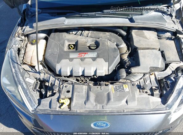 1FADP3L9XJL211513 2018 FORD FOCUS ST Серый Вид сзади