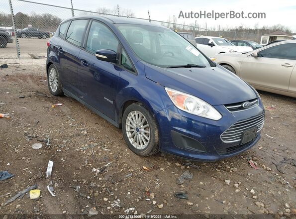 1FADP5AU2GL100580 2016 FORD C-MAX HYBRID Синий Передняя правая четверть