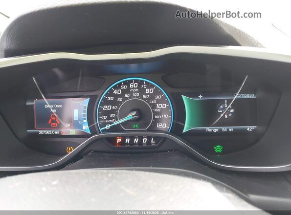 1FADP5AU2GL100580 2016 FORD C-MAX HYBRID Синий Вид задних сидений